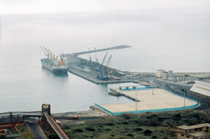 Porto di Portoscuso dall'alto 2