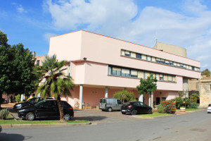 Il Municipio di Giba.