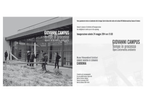 Cartolina mostra Giovanni Campus