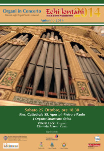 Organi in Concerto-Autunno 2014-Locandina Ales