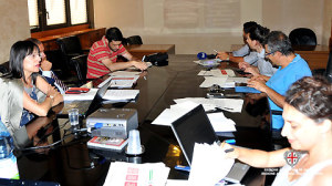 Donatella Spano in conferenza stampa