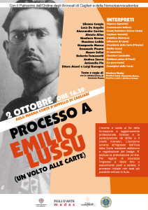 2015-10-02 Cagliari Processo Lussu Locandina