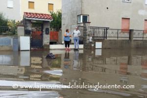 Acquazzone a Carbonia 1