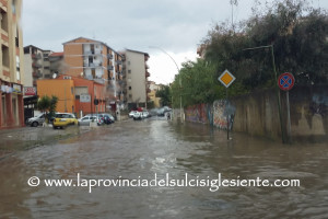 Acquazzone a Carbonia 2