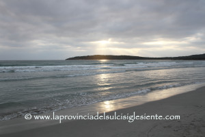 Tramonto a Porto Pino copia