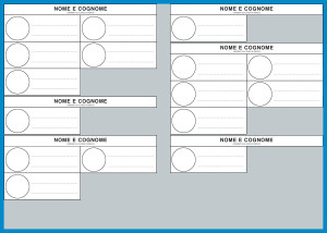 Il fac-simile della scheda elettorale di Carbonia 2016.