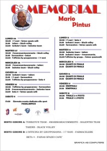 Calendario Memorial Mario Pintus