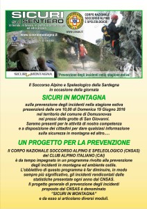 LOCANDINA SICURI IN MONTAGNA