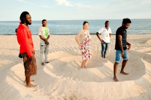 Laboratorio di sculture di sabbia al Poetto