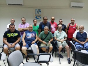 Manifestazione alla sede Inps di Iglesias 2